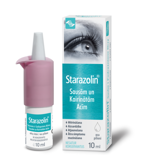 Starazolin sausam un kairinatam acim